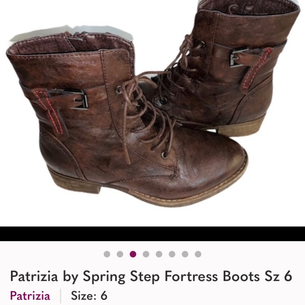 Patrizia Boots by Spring Step Fortress Sz 6